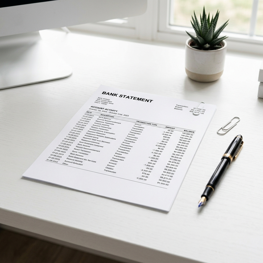 Bank Statement Editor